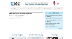 Desktop Screenshot of iigjdelhi.org